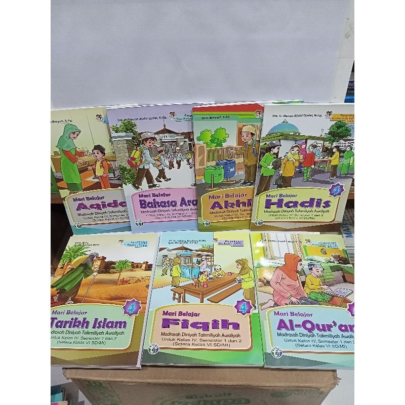 

buku satu paket Madrasah Diniyah takmiliyah awaliyah kelas 4 berdasarkan pengembangan kurikulum mdta 2020