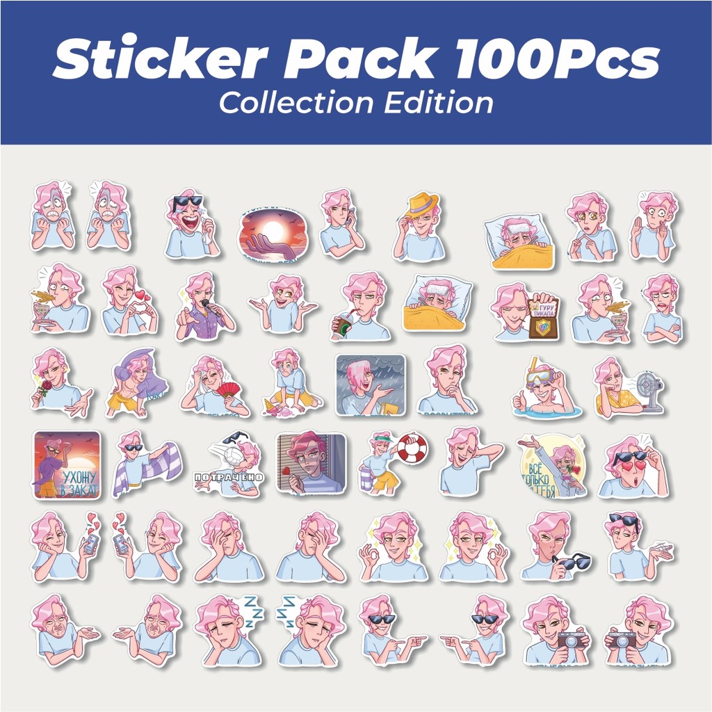 

Hot Stiker S. ROMANCE Lucu Anti Air Stikers Berperekat Waterproof Sticker Decal Buat Motor Helm Buku Journal Koper Casing HP Laptop Botol Minum