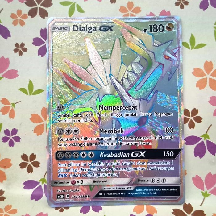 Dialga GX HR as3b 216/183 pokemon tcg indonesia