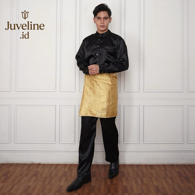 Bisa Cod Setelan Baju Melayu Teluk Belanga / Baju Melayu Pria Koko / Baju Kurung Malaysia