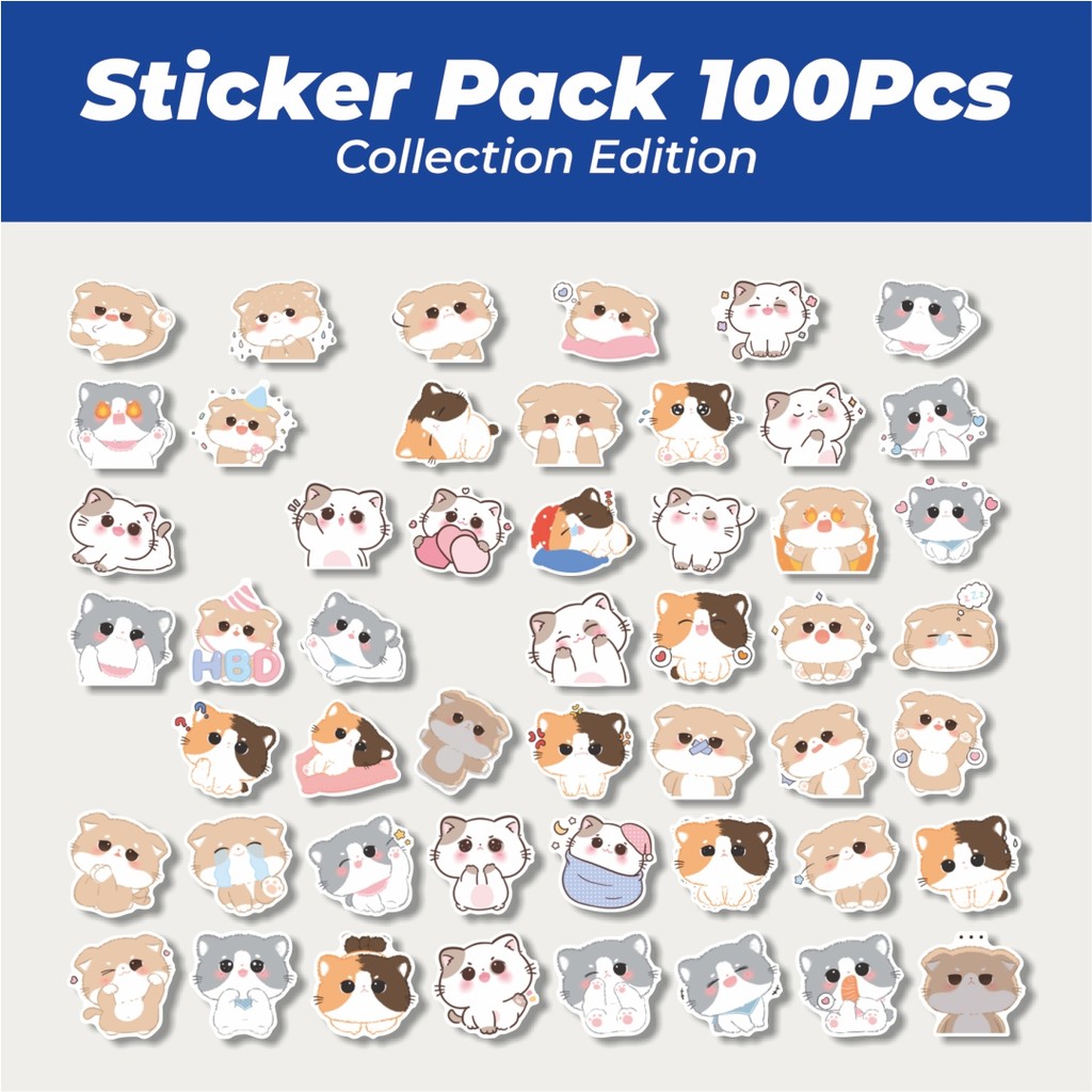 

Hot Stiker Animal Cat Jaomeow [Kucing] Lucu Anti Air Stikers Berperekat Waterproof Sticker Decal Buat Motor Helm Buku Journal Koper Casing HP Laptop Botol Minum