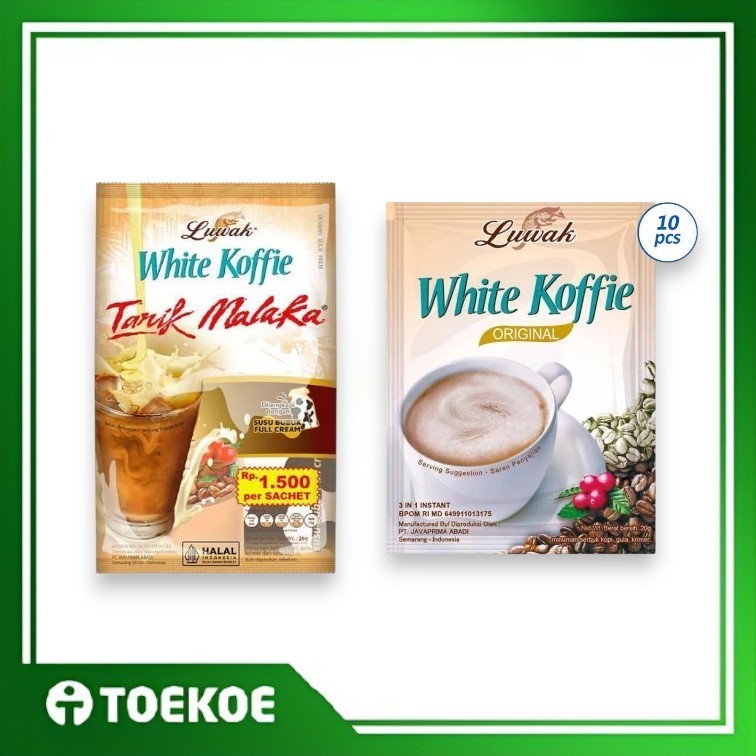 

TOEKOE Kopi Luwak White Coffee 1 Renceng [isi 10 sachet] Original Tarik Malaka