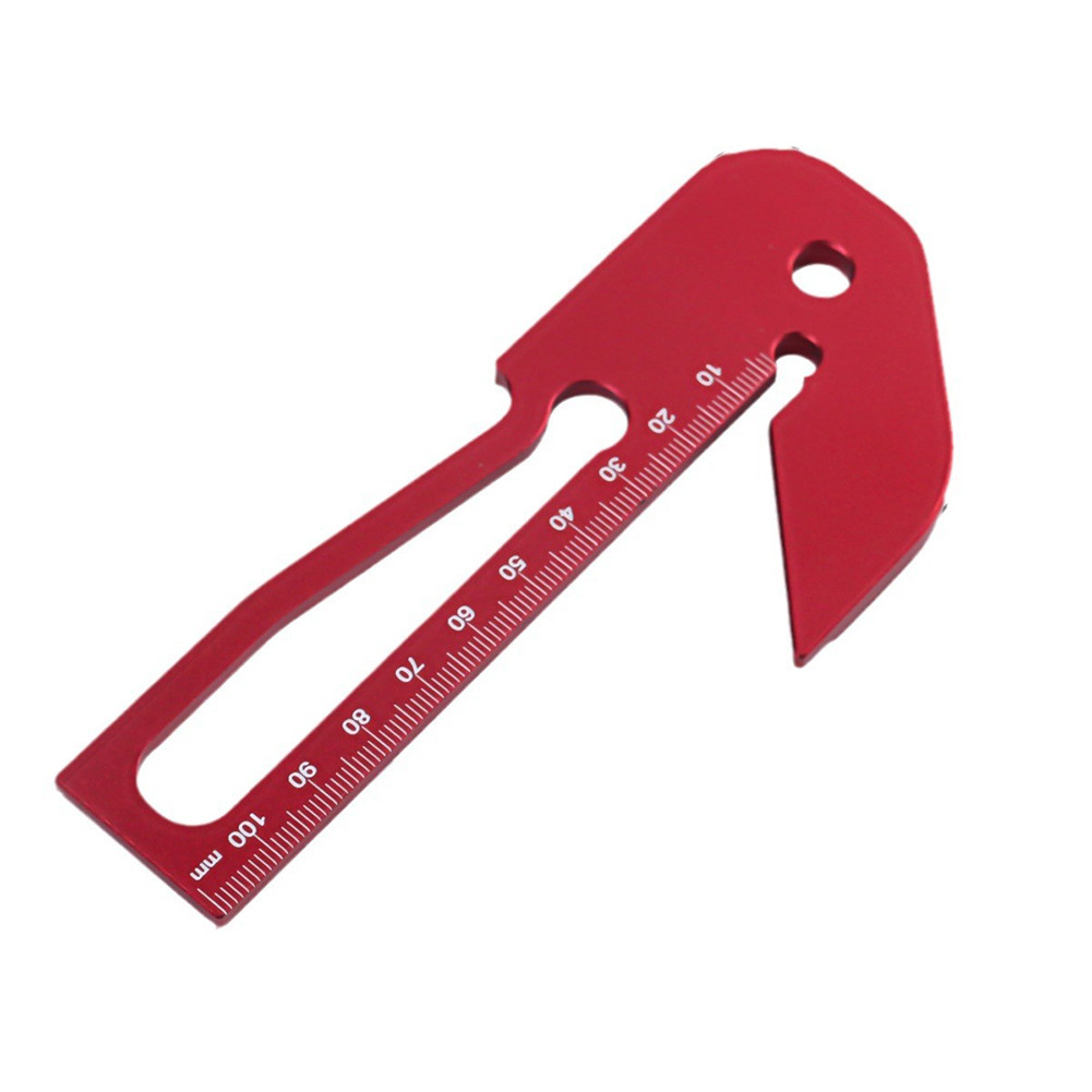 

Aluminum Alloy Center Finder 45 Degree Ruler Woodworking Ruler Craftsmanship Enhancer DIY Projects Portable Design