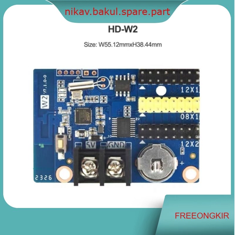 Led Running Text Controller Huidu W2 Single Color WiFi