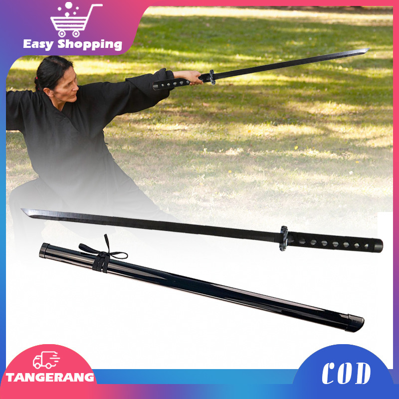 Mainan Pedang Kayu 100cm Pedang Katana Kayu Large Size Alat Latihan Pedang Pedang Dari Kayu Plus Sar