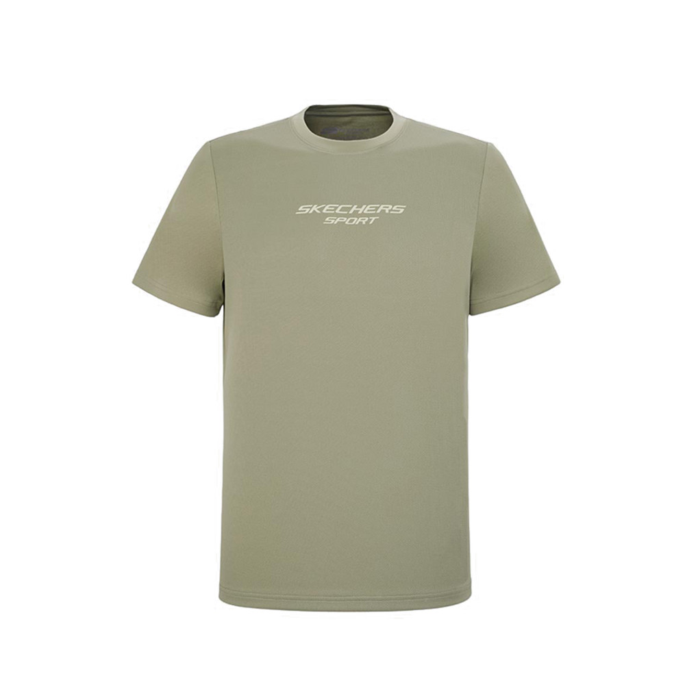Skechers Men's Running T-Shirt - Olive