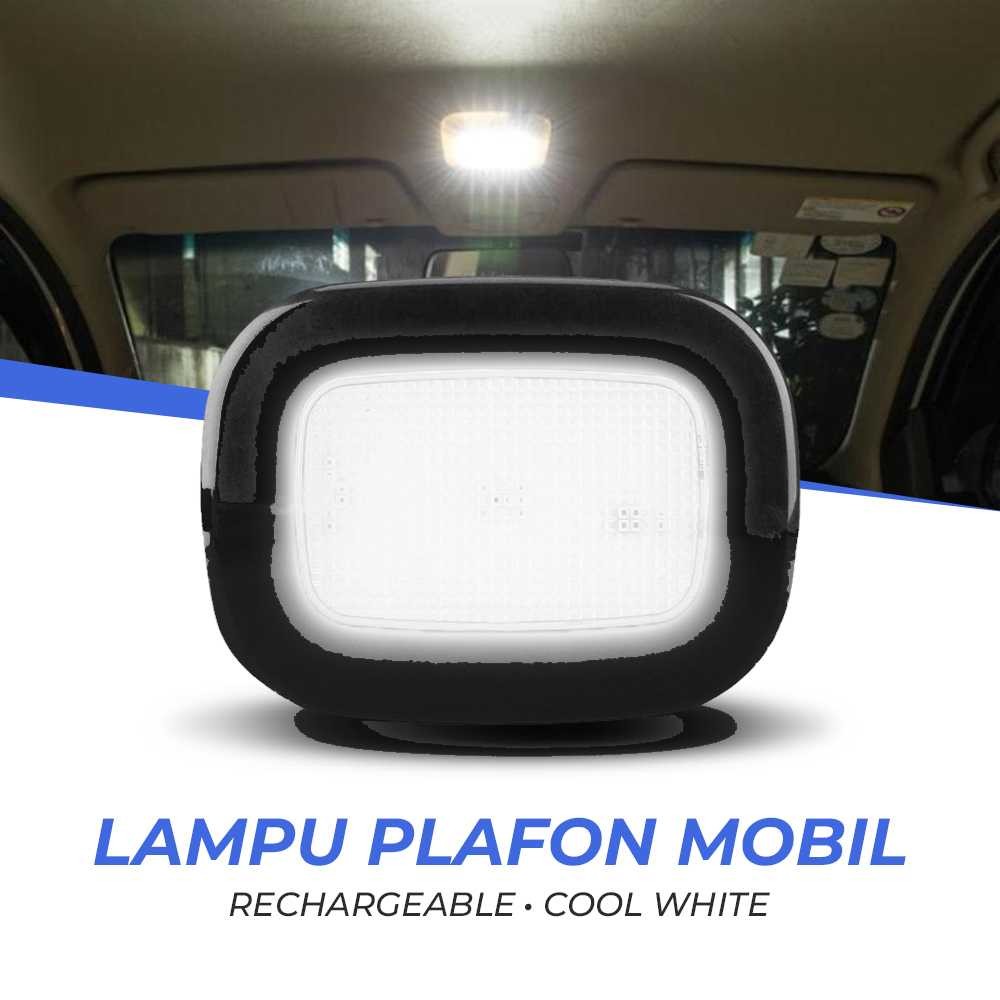COD Lampu Tempel Di Plafon Atap Langit Kabin Interior Dalam Mobil Universal Variasi LED Daya Baterai