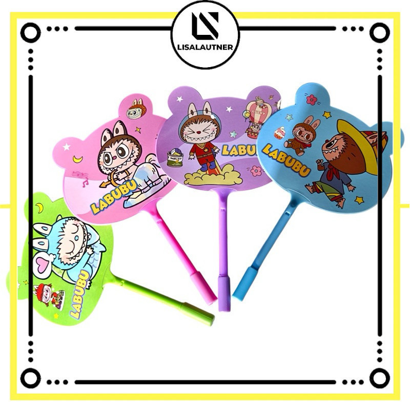 Promo pulpen kipas pulpen labubu polpoin lucu pulpen anak sekolah gambar lucu