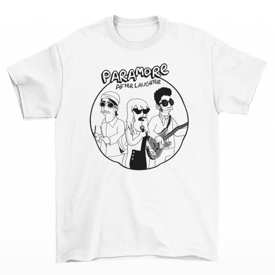 Custom Kaos Band Pria Paramore - After A Laughter
