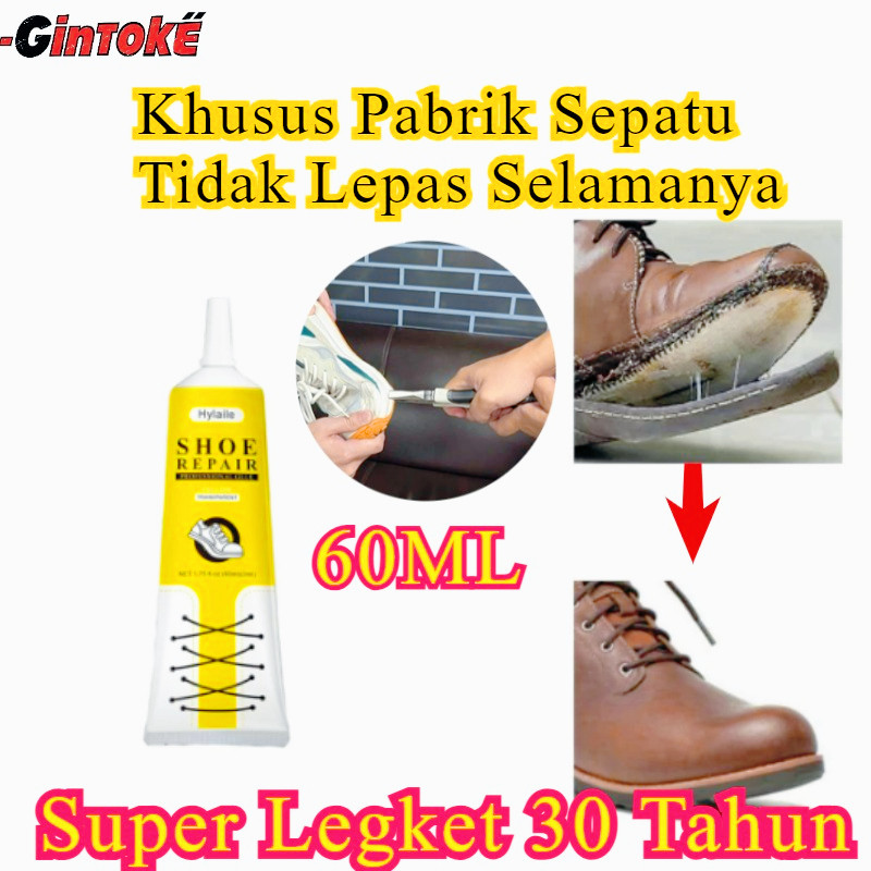 60ml Lem Sepatu Super Kuat Tahan Air Lem Serbaguna Lem Perbaikan Sepatu Lem Sepatu Super Rekat/Lem S