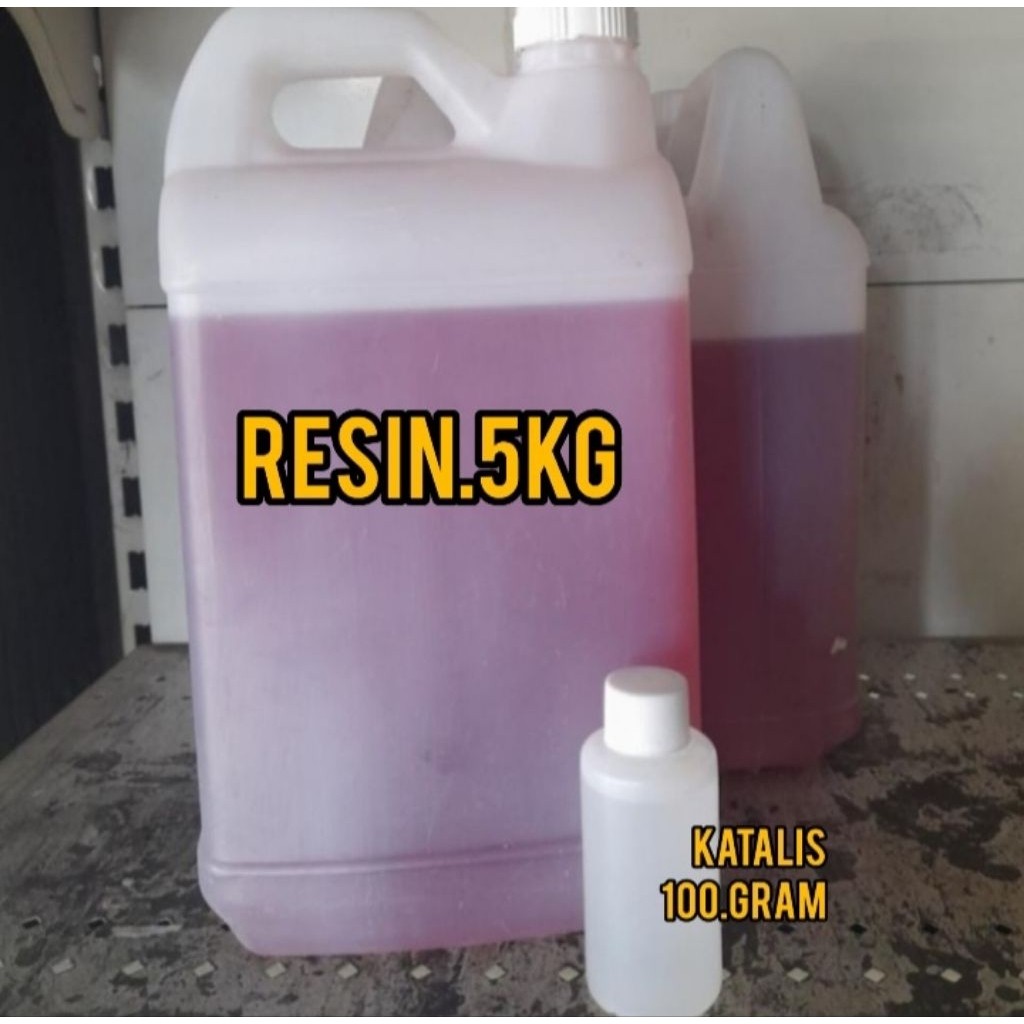 Resin Merah SHCP 5kg+Katalis 100.gram