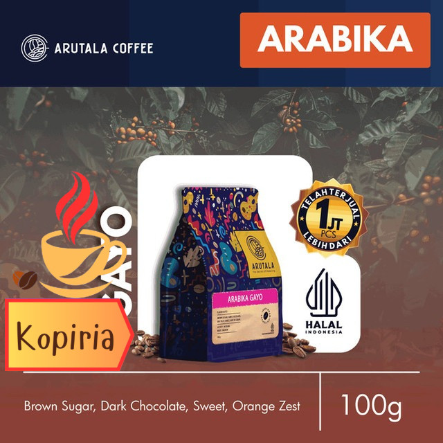 Arutala - ARUTALA Kopi Arabika Gayo Arabica Coffee 100 gram