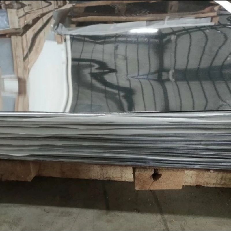 plat stainless Mirror 304 4 × 8 × 3mm