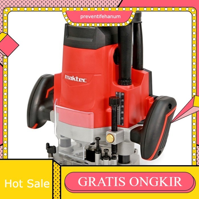 Maktec - Bonchi Mesin Router BESAR 2 Tangan - Profil Kayu Teko 1/2