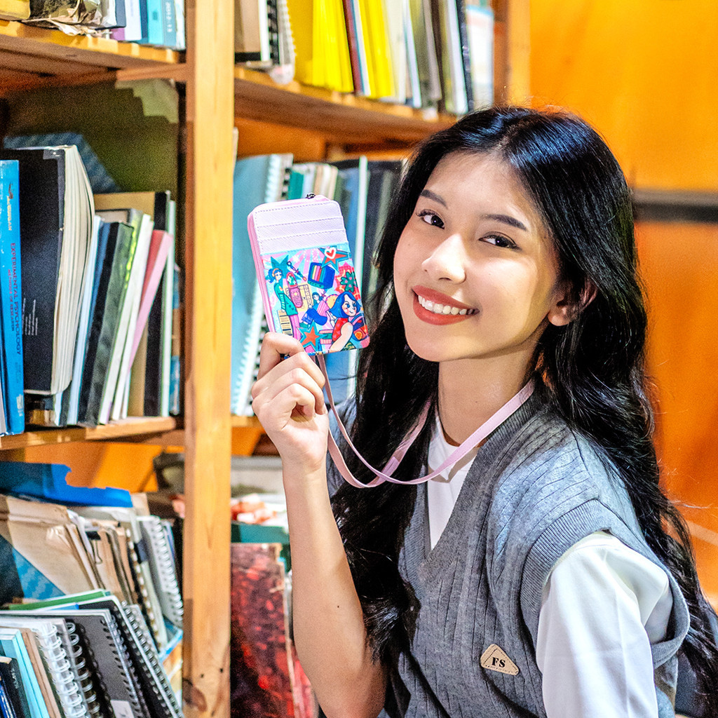 

PROMO!SOVLO Daily ID Card Wallet - Lanyard ID Card /ID Card Holder + LanyardREADY