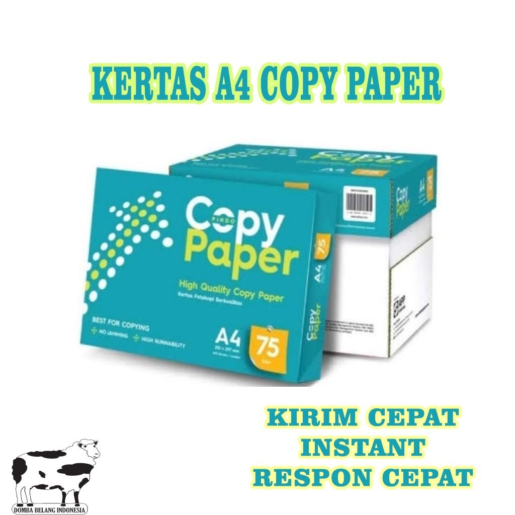 Kertas HVS A4 Copy Paper 75 Gram 1 Kg (200 Lembar)