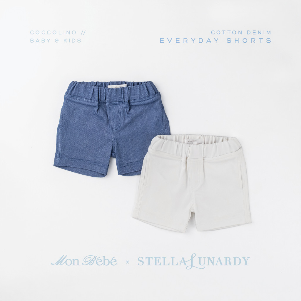 MON BB X STELLA LUNARDY - COCCOLINO BABY & KIDS EVERYDAY DENIM SHORTS PACK / BAJU BAYI DAN ANAK