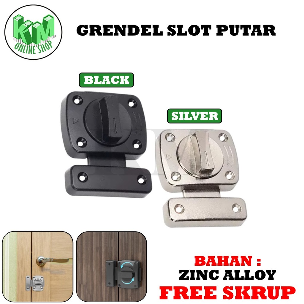 Grendel Pintu Kotak Bolak Balik Kecil Pintu Putar Kunci Slot Jendela Selot Pintu Rumah Slot Kunci Pi