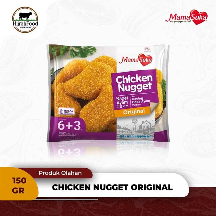 

MamaSuka Chicken Nugget Original | Naget Ayam Original MamaSuka - 150 gram
