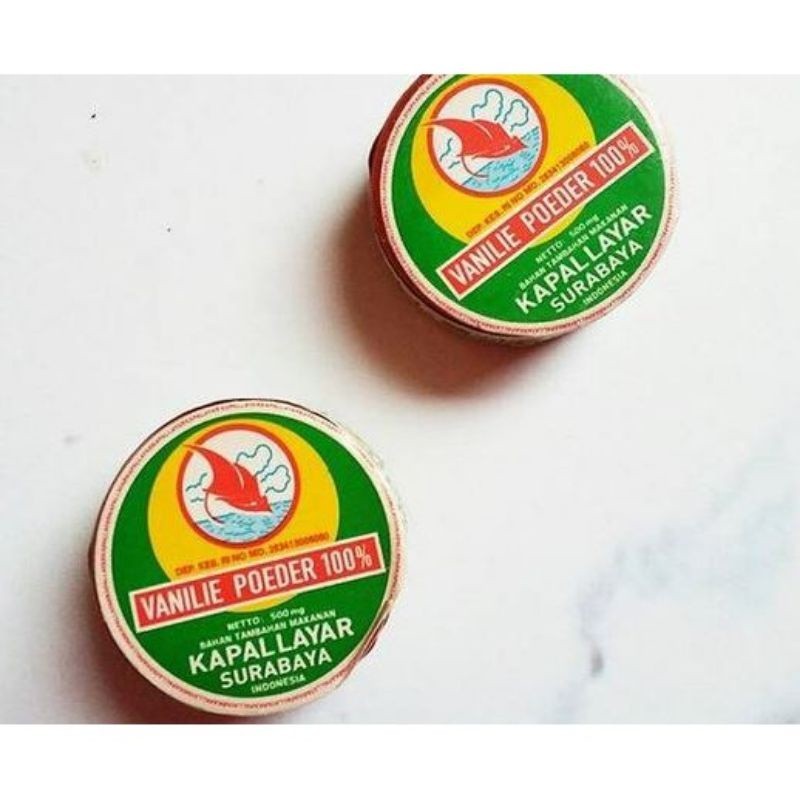 Vanili Bubuk / Vanili Powder / Vanili Cepuk Cap Kapal Layar Lajar - KDY
