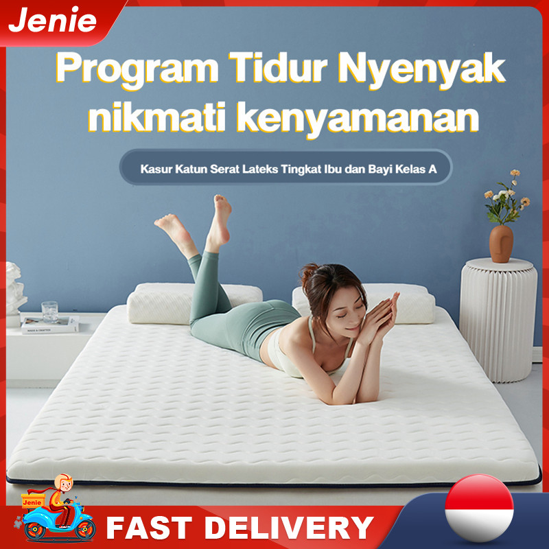 Kasur 180x200cm Kasur lantai Tebal 6cm Kasur Latex  Kasur Busa Kasur Spring Bed Mattress in a Box