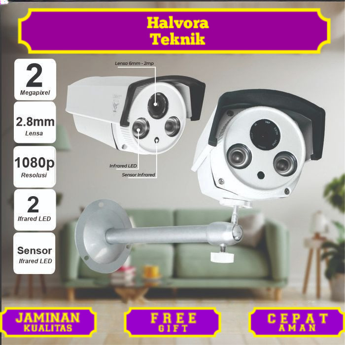 OUTDOOR CCTV BELI 2 DISCOUNT 20% CCTV OUTDOOR 1080P/2MP 2 MATA IFRARED GC02 CCTV MURAH CCTV ANALOG G