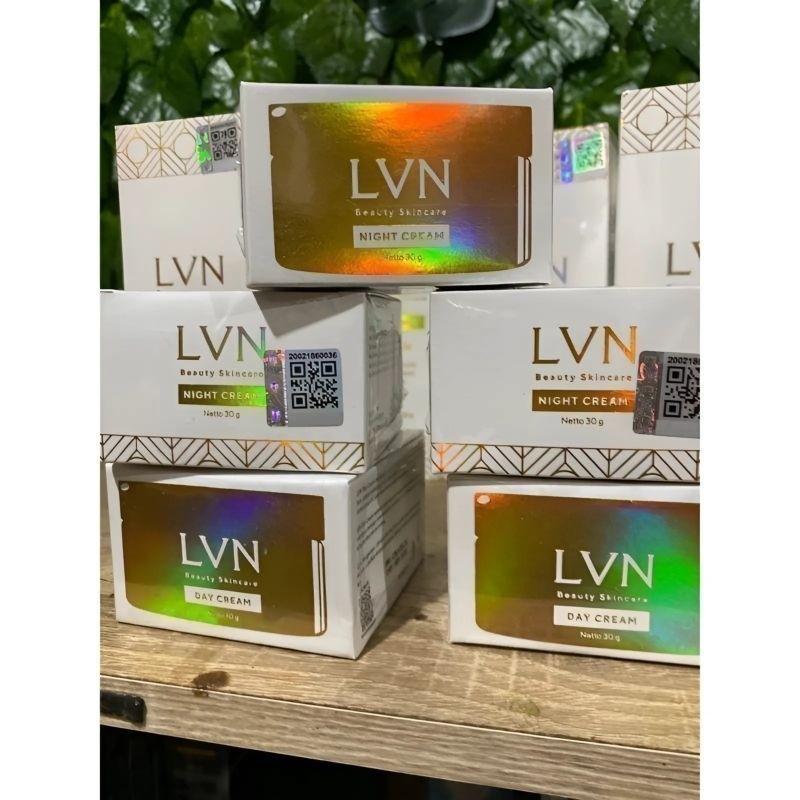 [PAKET LENGKAP] Lvn Skincare Original 100% | Day Cream | Night Cream | Peeling Lotion | Serum Siang-