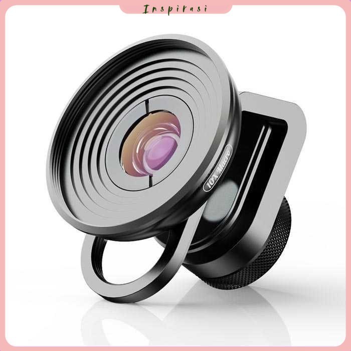 APEXEL Lensa Kamera Smartphone Universal Clip 10X Macro Lens - HD5M