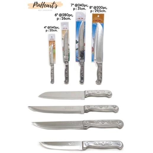 PISAU DOUBLE GOLDEN FISH STAINLESS STEEL | PISAU DAPUR | PISAU BUAH