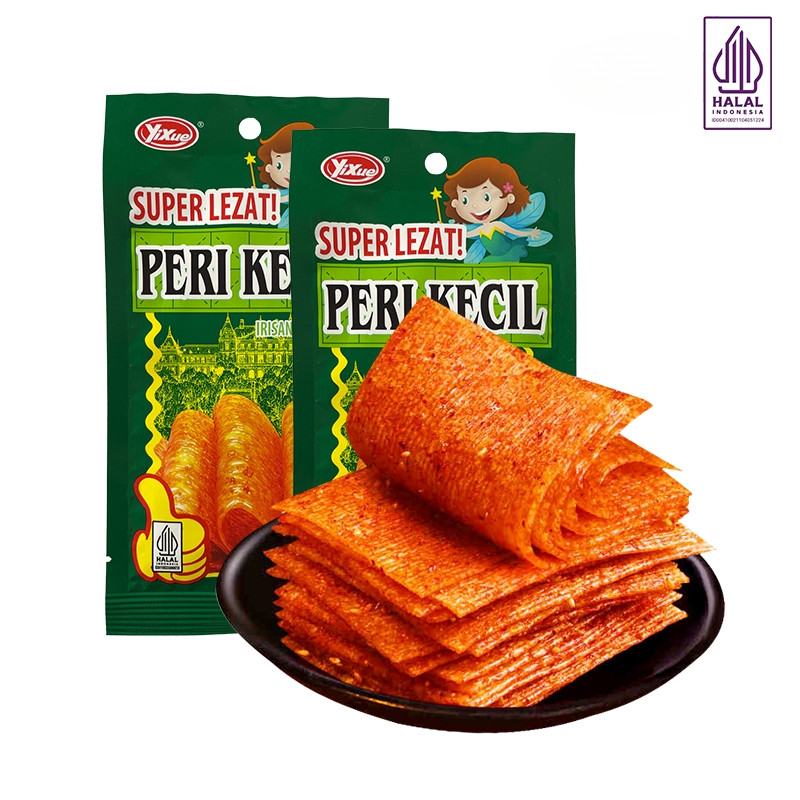 【COD】20PCS PERI KECIL Snack Halal Snack Rasa Pedas Vegetarian Snack Pedas Renceng Vegetarian Spicy C