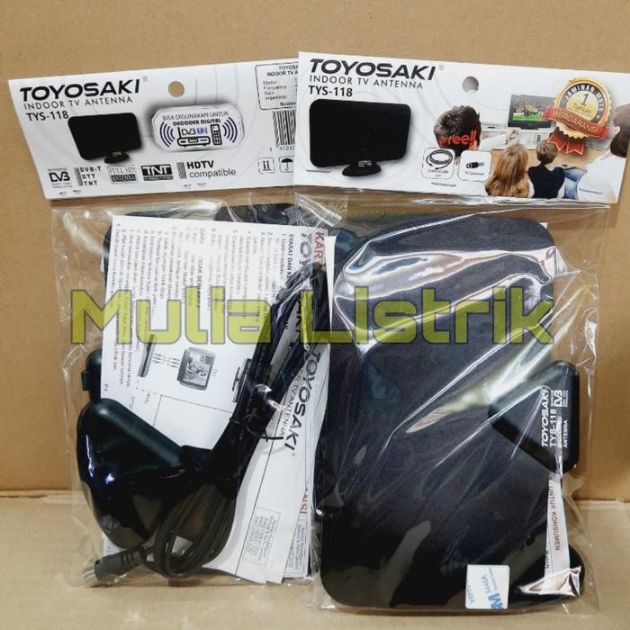 Toyosaki Antena TV digital indoor TYS188 antena TV digital kabel 3Meter