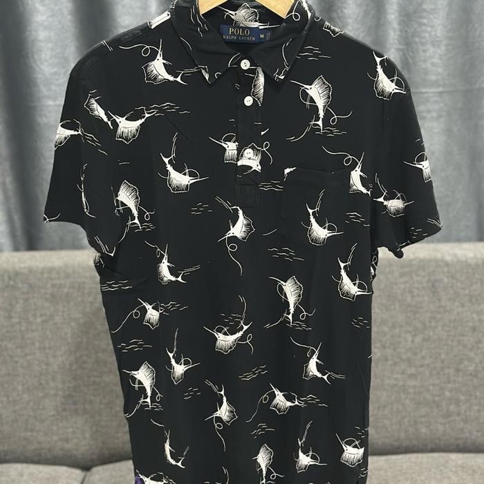 Polo Ralph Lauren Vintage Sailfish-print Polo Shirt