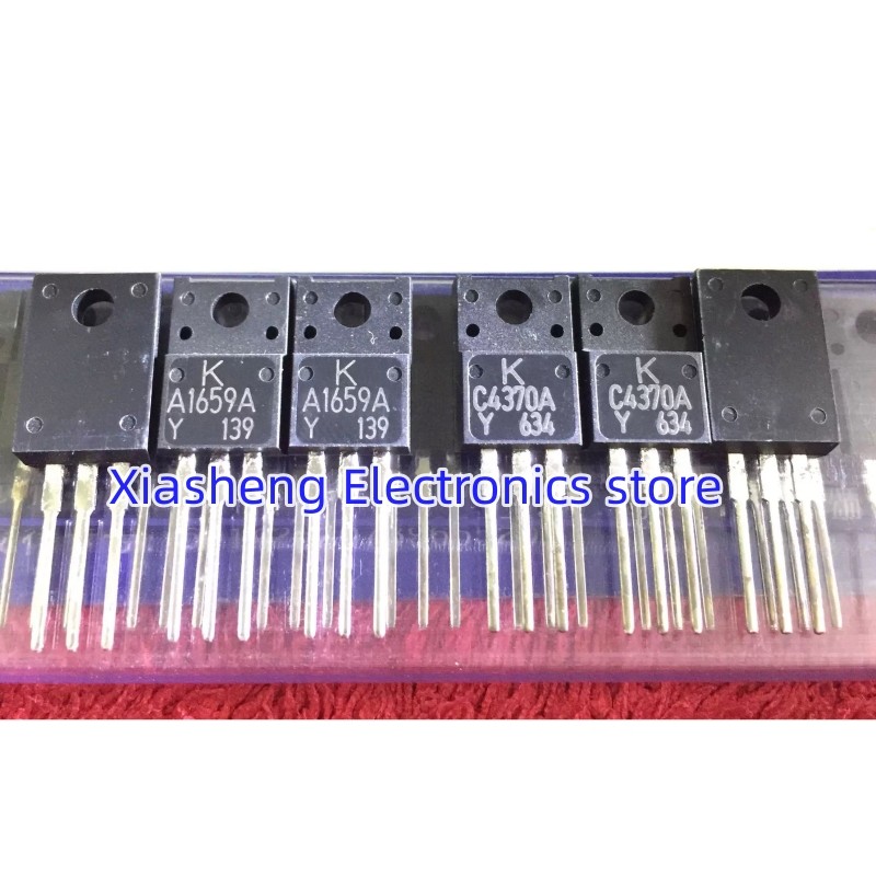 New Original 5Pairs 2SA1659A A1659A KTA1659A +2SC4370A C4370A KTC4370A TO-220F Audio Amplifier Trans