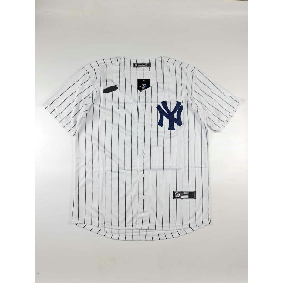 Baju Jersey Baseball New York Yankees NY Putih Import Quality - S