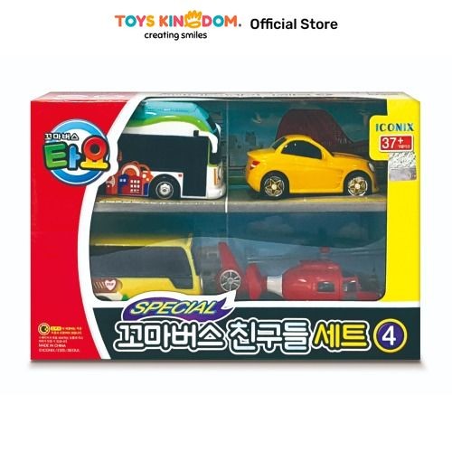 Toys Kingdom Tayo Set Diecast Mobil Style Mini Car Set Tyx 117001 Toys Kids Toy Mainan Anak Mobil Mo