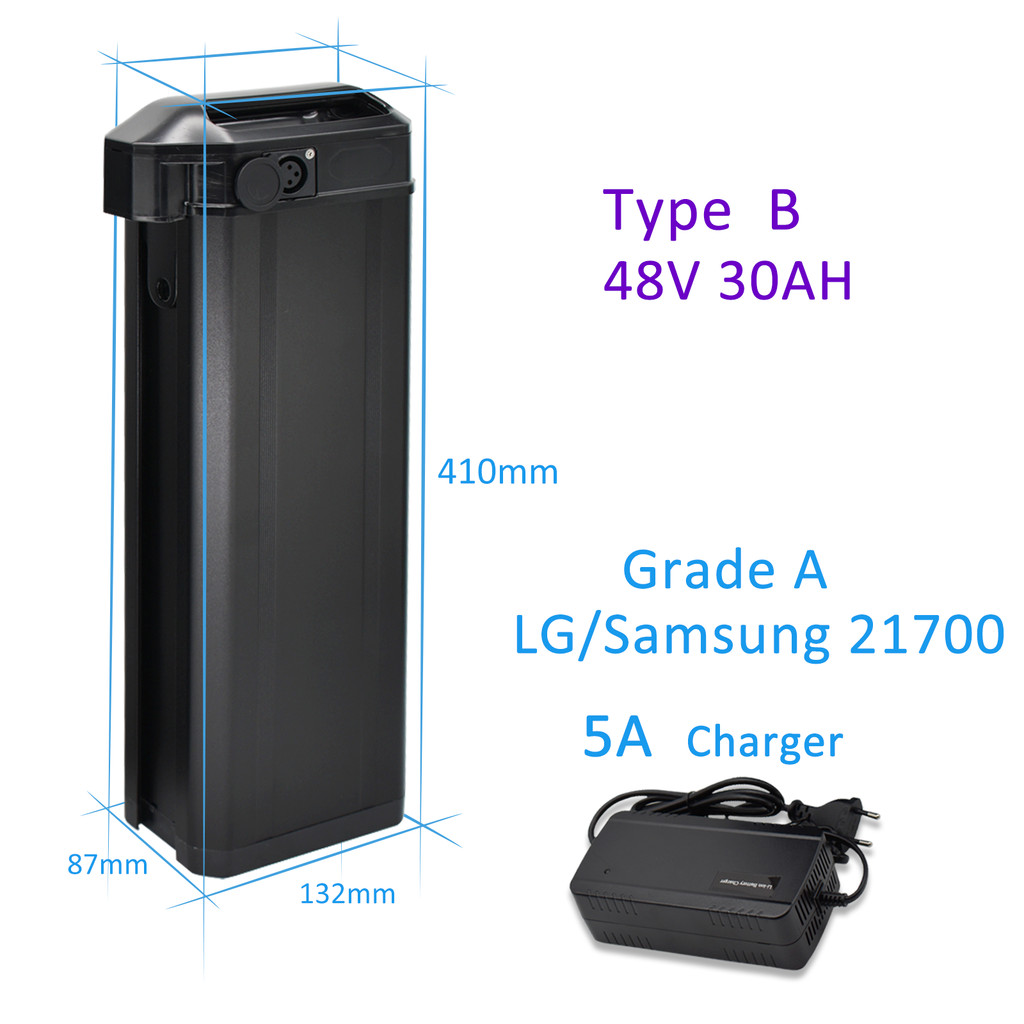 Electric Bike Battery 48V 20.8Ah 30Ah Folding Ebike Batteries For Fiido T1 Fiido T2 Cargo T1 Pro Fii