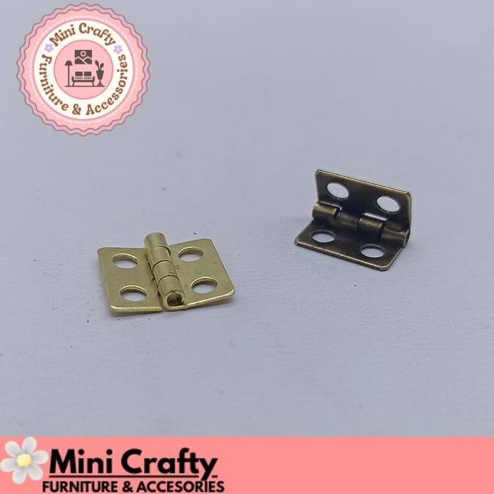 Engsel mini 13x12mm I.YDS Engsel mini kotak box engsel kecil antik - Mini Crafty