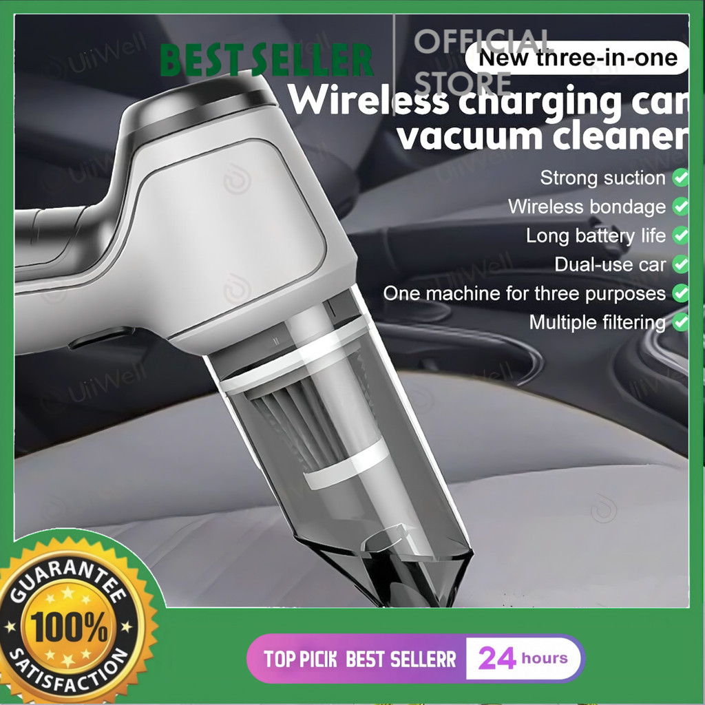 Mini Vacuum Cleaner Portable Wireless Rechargeable Multifungsi Pembersih Vakum Handheld Serbaguna Pe