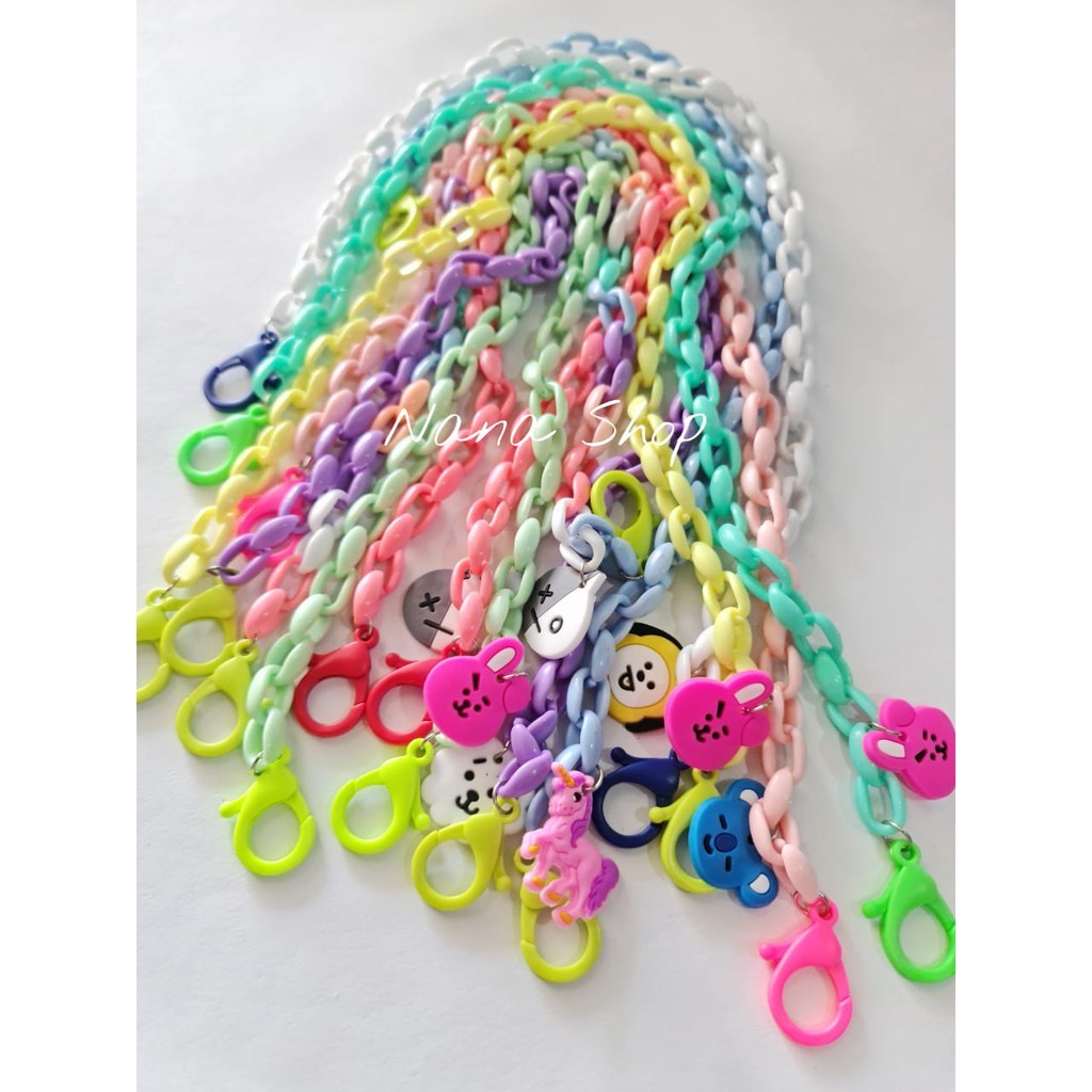 [MX] TALI MASKER PLASTIK TEBAL / BAHAN PENGAIT / KONEKTOR MASKER / STRAP MASKER