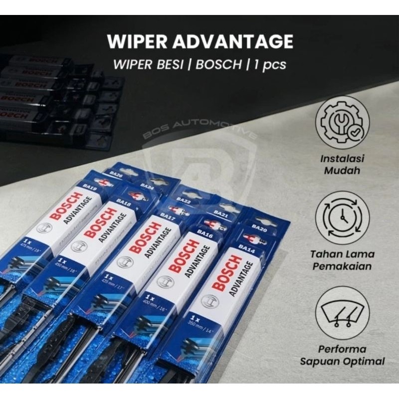 RUNSHOP_ BOSCH WIPER KACA DEPAN AVANZA XENIA NEW GRAND VELOZ 2012-2025 ORI