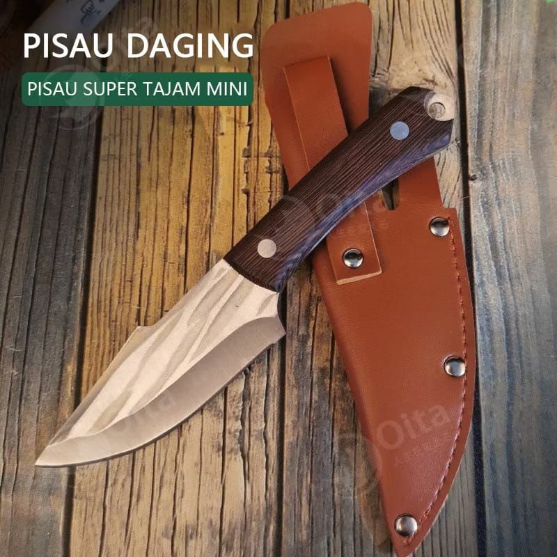 Oita Pisau Tulang Pisau Survival Pisau Camping Pisau Dapur Pisau Koki Pisau Jepang Super Tajam