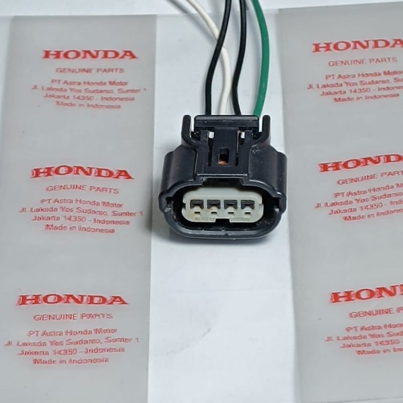 Soket Sensor IACV Soket Choke Soket Langsam Pin 4 Honda Cb 150 R Led Cbr 150 Asli Original