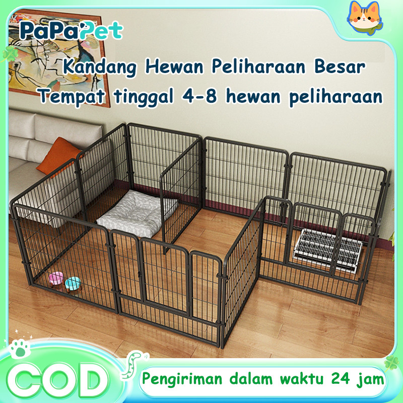 PAWFECT Kandang Anjing Diy Kandang Kucing Besar Pagar Anjing Rumah Anjing Besar Outdoor Kandang Anji