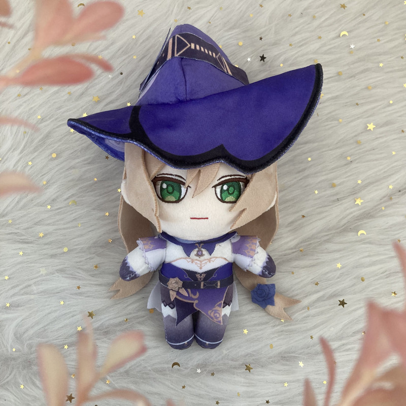 Anime Game Genshin Impact Lisa Plush Doll Toy Furina Cute Soft Stuffed Pillow Adult Children  Gifts 