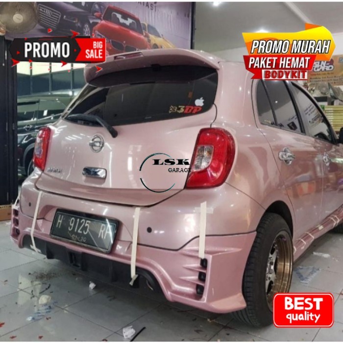 bodykit Nissan march facelift w2015
