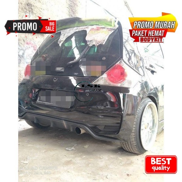 BEMPER BODY KIT BODYKIT HONDA BRIO SATYA TYPE E T4 MURAHH belakang