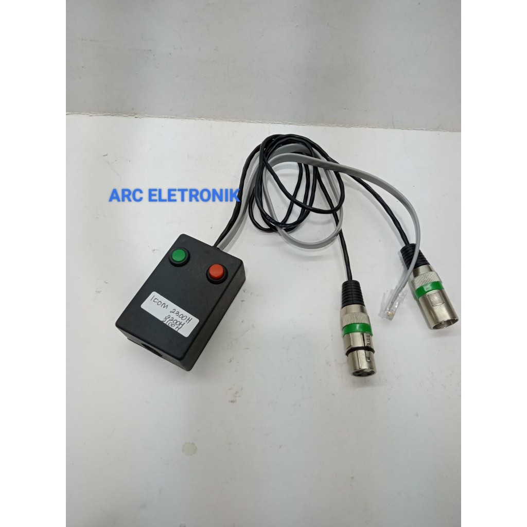 PTT BOX MIXER AUDIO  UNTUK RIG ICOM IC-2300H 2200H 2100HMurah