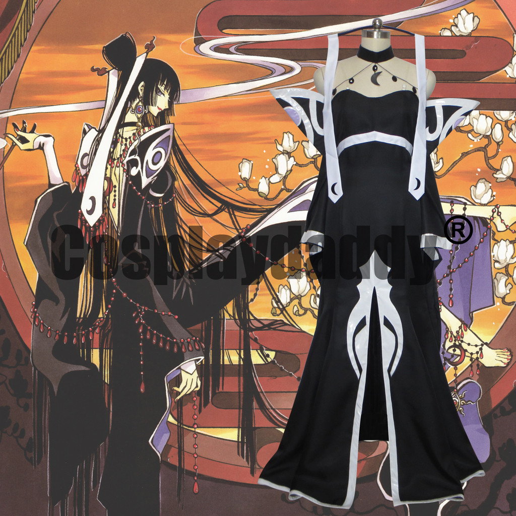 Tsubasa: RESERVoir CHRoNiCLE xxxHOLiC Yuuko Yūko Yuko Ichihara Dimensional Witch Outfit Dress Anime 