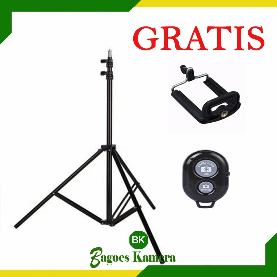 BEST SELLER Tripod hp 2 meter Tripod hp 2.1 meter / Tripod hp 2.1m / Tripod hp 2m Gratis U Holder Ba