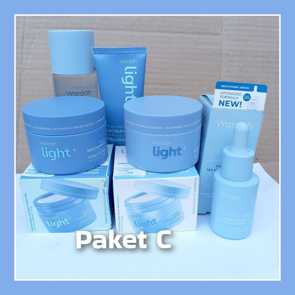 Paket Wardah Lightening Lengkap  / 1 Paket Lengkap Komplit Sepaket Murah Untuk Kulit Normal dan Keri
